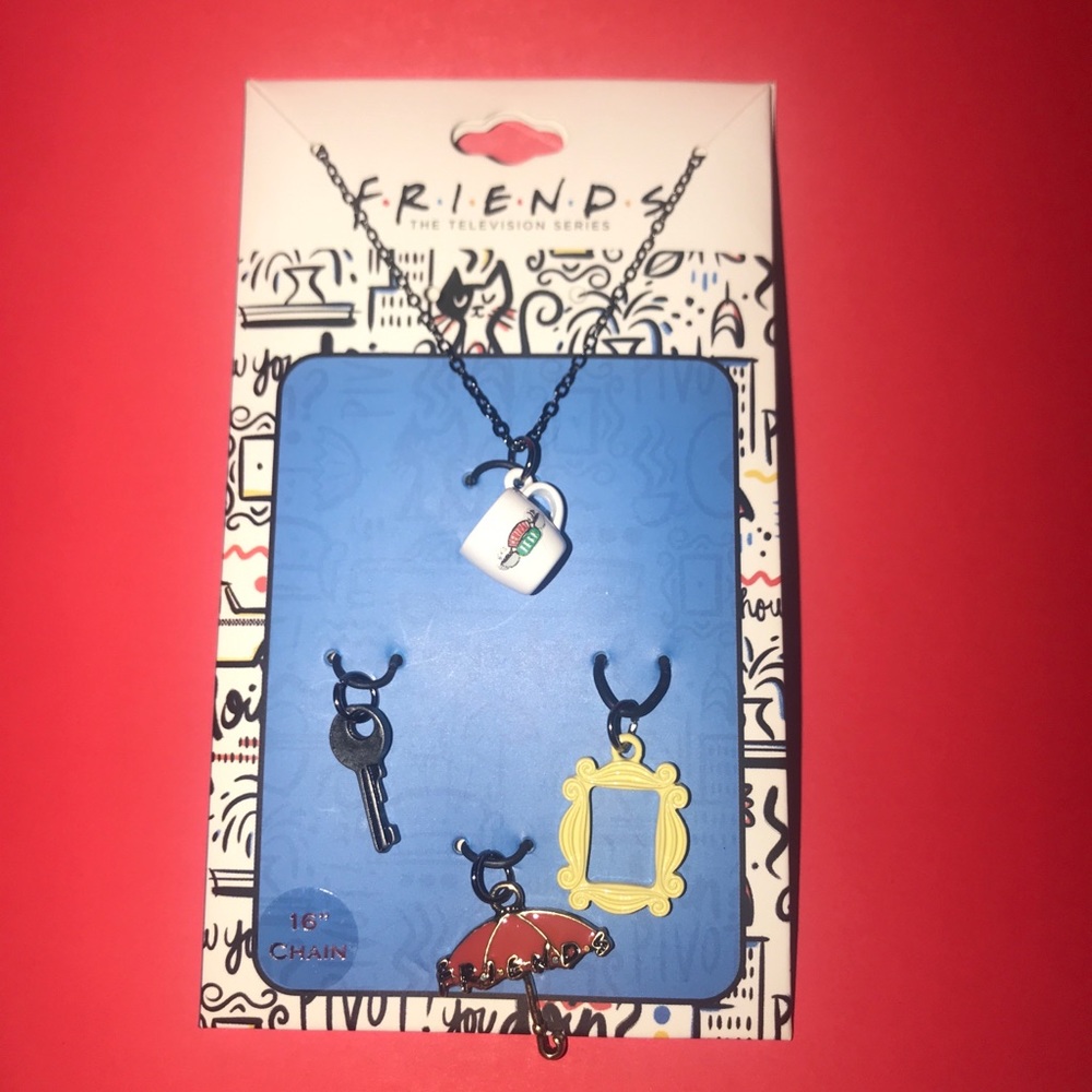 Friends tv show central perk multi-charm necklace - Picture 4 of 4